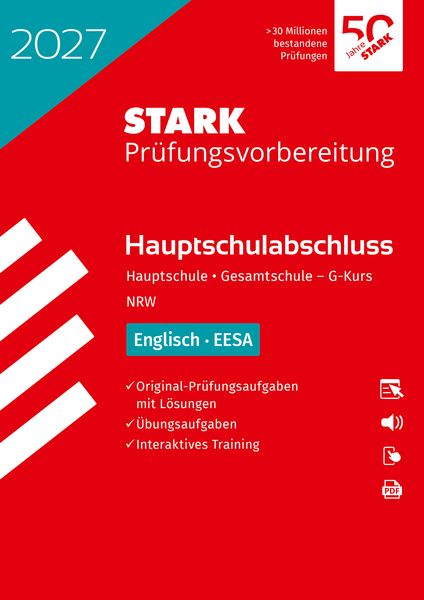 Produktbild: STARK Englisch - Hauptschulabschluss (EESA) 2027 NRW - Pr&uuml;fungsvorbereitung inkl. L&ouml;sungen