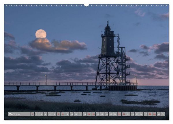 Produktbild: Vollmond - Momente der Ruhe (Wandkalender 2026 DIN A2 quer), CALVENDO Monatskalender