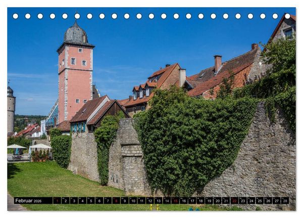 Produktbild: Ochsenfurt im S&uuml;den des Maindreiecks (Tischkalender 2026 DIN A5 quer), CALVENDO Monatskalender