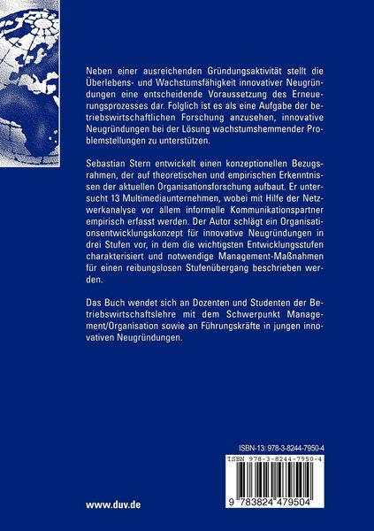 Produktbild: Organisationsentstehung in innovativen Neugr&uuml;ndungen