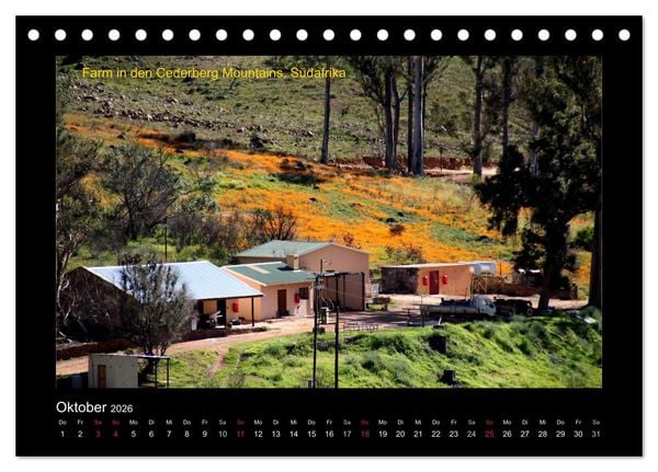 Produktbild: AFRIKA im S&uuml;den (Tischkalender 2026 DIN A5 quer), CALVENDO Monatskalender