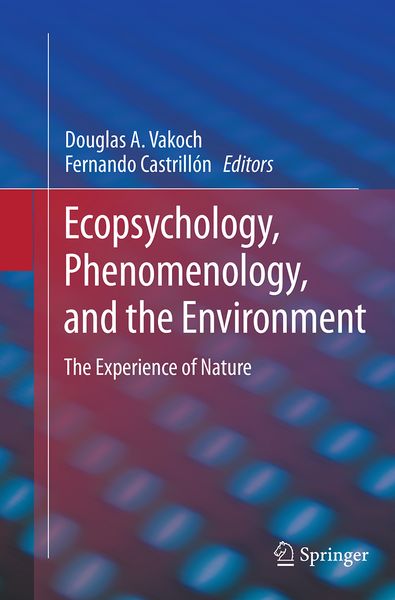 Produktbild: Ecopsychology, Phenomenology, and the Environment