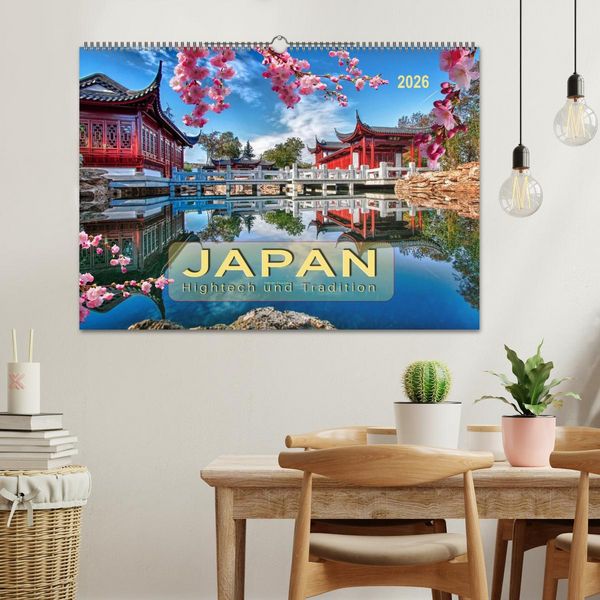 Produktbild: Japan - Hightech und Tradition (Wandkalender 2026 DIN A2 quer), CALVENDO Monatskalender