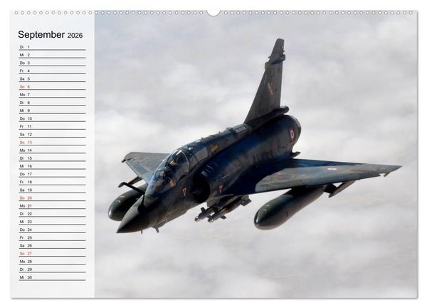 Produktbild: Kriegstechnik. Kampfjet-Impressionen (Wandkalender 2026 DIN A2 quer), CALVENDO Monatskalender