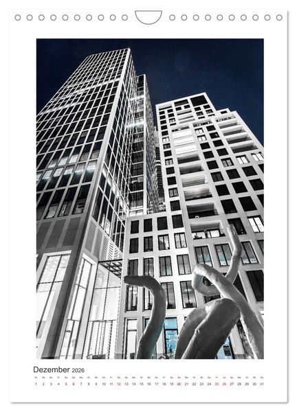 Produktbild: Spektakul&auml;re Architektur in Frankfurt a.M. (Wandkalender 2026 DIN A4 hoch), CALVENDO Monatskalender