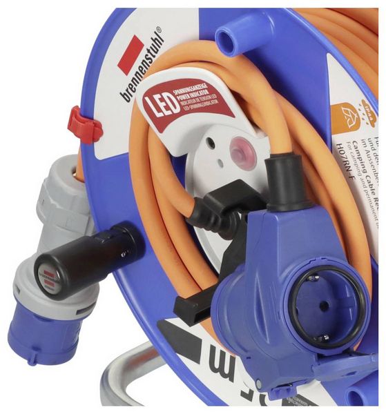 Produktbild: Brennenstuhl 1182470200 Camping-Kabeltrommel 25m Orange CEE-Stecker 16A 3polig