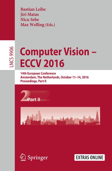 Produktbild: Computer Vision &ndash; ECCV 2016