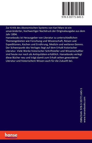 Produktbild: Zur Kritik des &ouml;konomischen Systems von Karl Marx