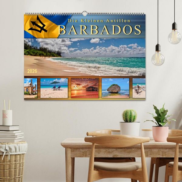 Produktbild: Die kleinen Antillen - Barbados (Wandkalender 2026 DIN A2 quer), CALVENDO Monatskalender