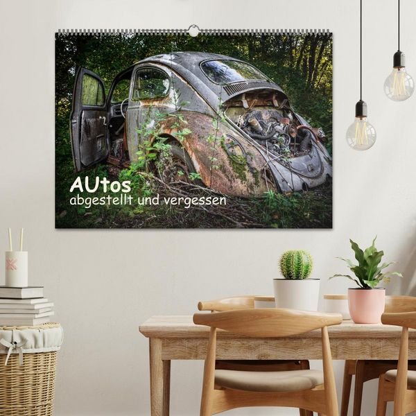 Produktbild: Autos, abgestellt und vergessen (Wandkalender 2026 DIN A2 quer), CALVENDO Monatskalender