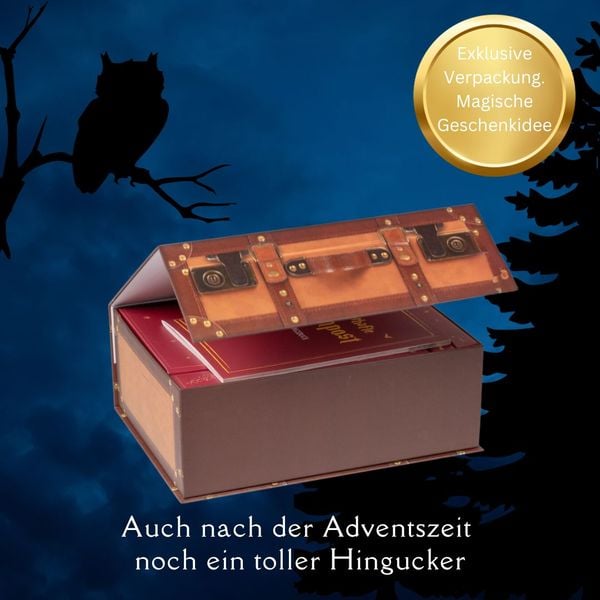 Produktbild: Adventskalender Zauberhafte Eulenpost: 24 &Uuml;berraschungen f&uuml;r Papeterie-Lover