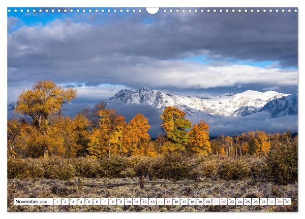 Produktbild: Grand Teton National Park (Wandkalender 2026 DIN A3 quer), CALVENDO Monatskalender