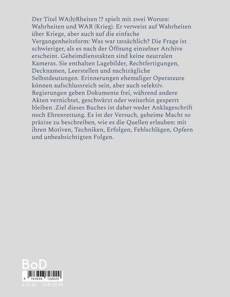 Produktbild: WA(h)Rheiten