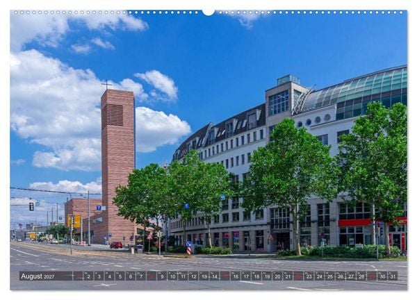 Produktbild: Ein Sommertag in Leipzig (hochwertiger Premium Wandkalender 2027 DIN A2 quer), Kunstdruck in Hochglanz