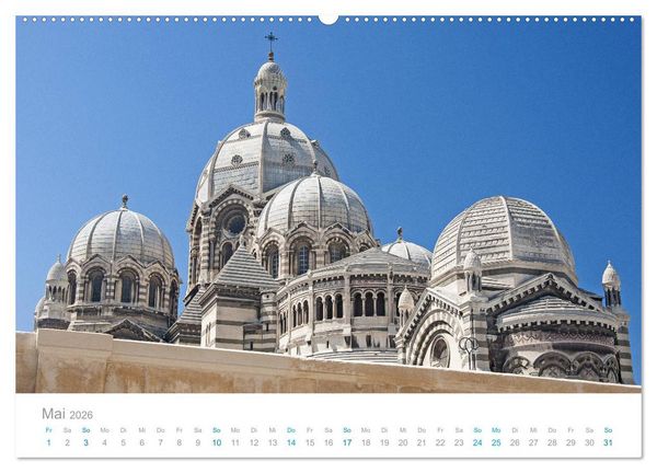 Produktbild: Marseille Maritime Metropole (Wandkalender 2026 DIN A2 quer), CALVENDO Monatskalender