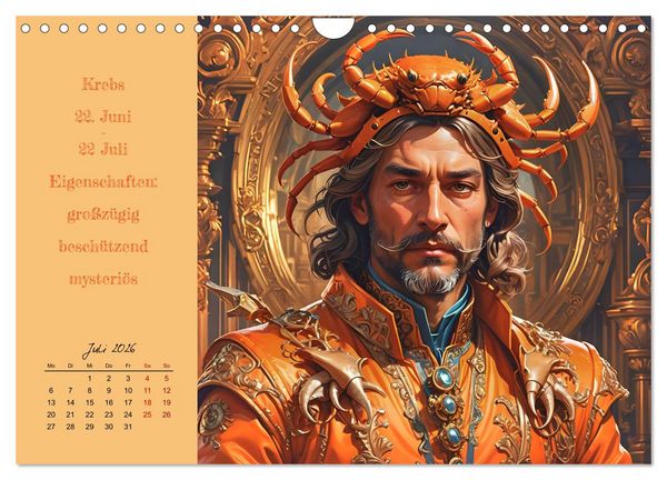 Produktbild: Stellarische M&auml;nnlichkeit (Wandkalender 2026 DIN A4 quer), CALVENDO Monatskalender
