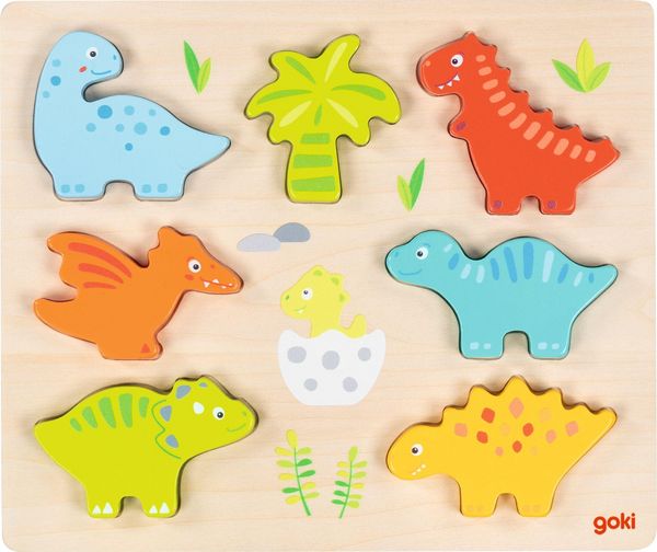 Produktbild: Einlegepuzzle Dinosaurier