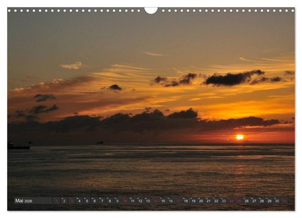 Produktbild: Sonne, Meer und Wolken (Wandkalender 2026 DIN A3 quer), CALVENDO Monatskalender