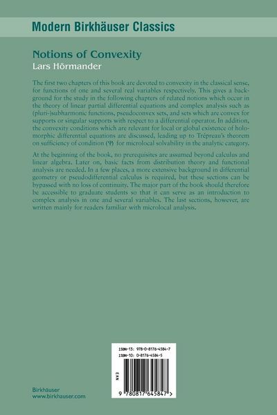 Produktbild: Notions of Convexity