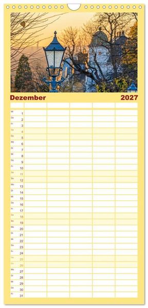 Produktbild: Familienplaner 2027 - Bergisch Gladbach mit 5 Spalten (Wandkalender, 21 x 45 cm) CALVENDO