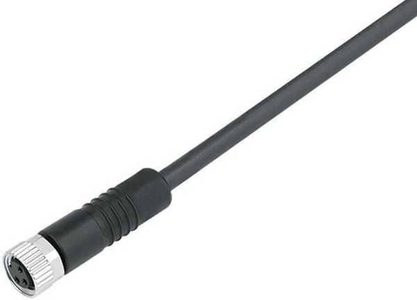 Produktbild: binder 79 3808 52 08 Sensor-/Aktor-Steckverbinder, konfektioniert M8 Buchse, gerade 2.00 m Polzahl Sensoren: 8 1 St.