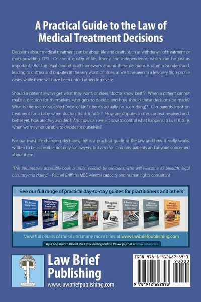 Produktbild: A Practical Guide to the Law of Medical Treatment Decisions