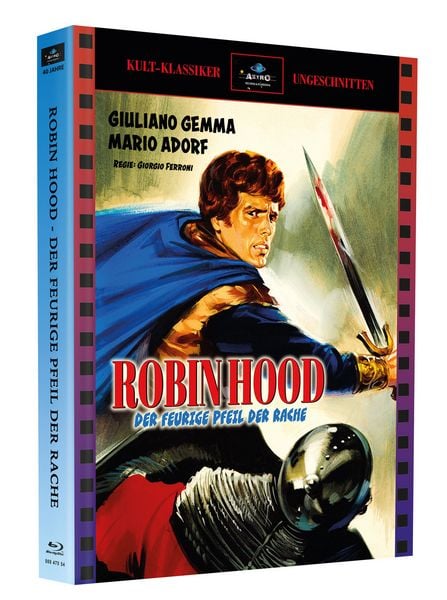 Produktbild: Robin Hood - Der feurige Pfeil der Rache - Mediabook - Cover A - Limited Edition auf 111 St&uuml;ck (Blu-ray+DVD) (+ Bonus-DVD)