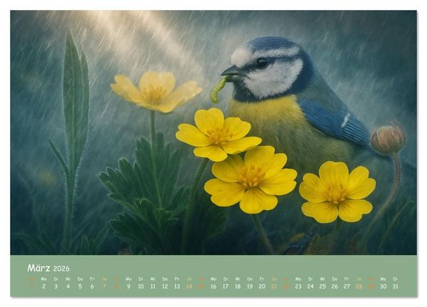Produktbild: In feuchter Mission - Mistwetter Geschichten (Tischkalender 2026 DIN A5 quer), CALVENDO Monatskalender