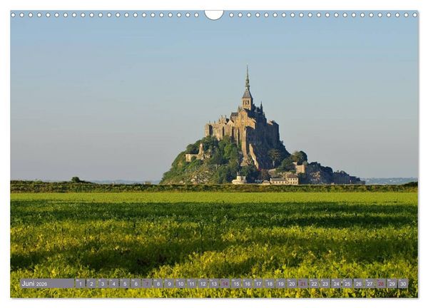 Produktbild: Le Mont-Saint-Michel - Sagenumwobener Klosterberg im Watt (Wandkalender 2026 DIN A3 quer), CALVENDO Monatskalender