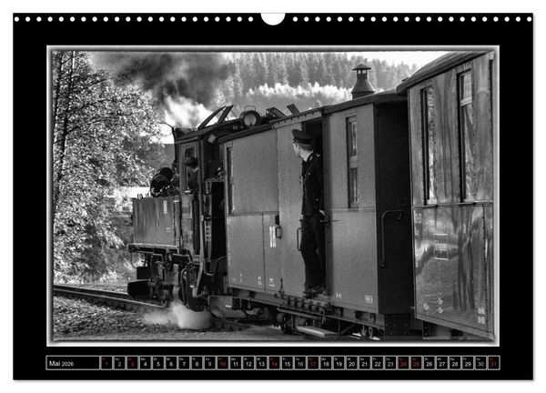Produktbild: Unter Dampf - Mit der Pre&szlig;nitztalbahn durchs Erzgebirge (Wandkalender 2026 DIN A3 quer), CALVENDO Monatskalender