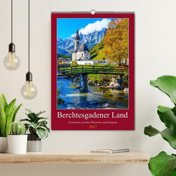 Produktbild: Berchtesgadener Land - Faszination zwischen Watzmann und K&ouml;nigssee (Wandkalender 2027 DIN A2 hoch), CALVENDO Monatskalender