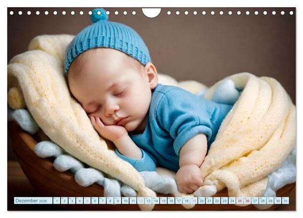 Produktbild: Schlummernde Babys (Wandkalender 2026 DIN A4 quer), CALVENDO Monatskalender