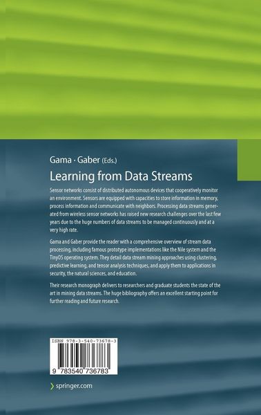 Produktbild: Learning from Data Streams