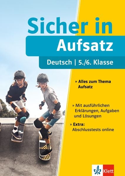 Klett Sicher in Deutsch Aufsatz 5./6. Klasse, Taschenbuch von , Klett Lerntraining bei PONS Langenscheidt GmbH, 9783129276334