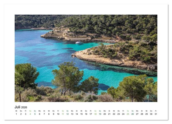 Produktbild: Sehnsucht nach Mallorca (hochwertiger Premium Wandkalender 2026 DIN A2 quer), Kunstdruck in Hochglanz