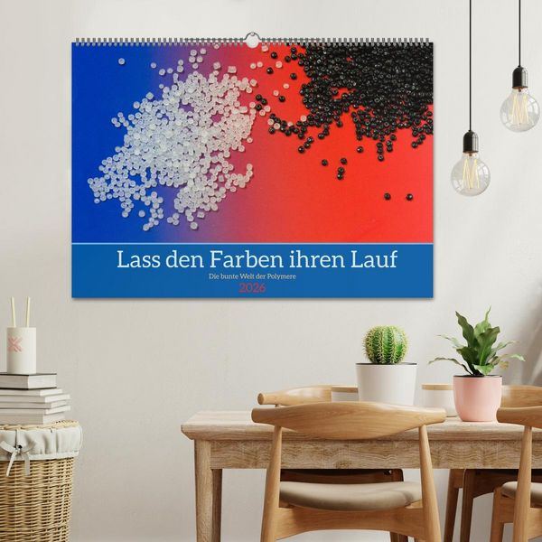 Produktbild: Lass den Farben ihren Lauf (Wandkalender 2026 DIN A2 quer), CALVENDO Monatskalender