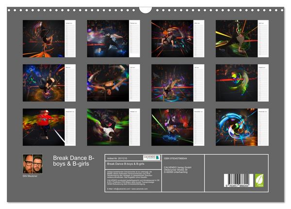 Produktbild: Break Dance B-boys & B-girls (Wandkalender 2026 DIN A3 quer), CALVENDO Monatskalender