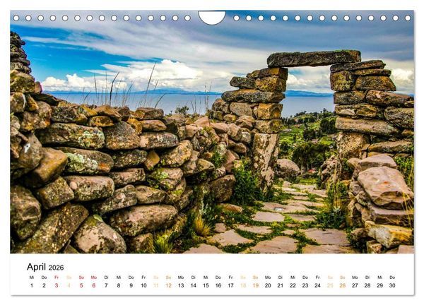 Produktbild: Qhapaq &Ntilde;an - die K&ouml;nigsstrasse der Anden (Wandkalender 2026 DIN A4 quer), CALVENDO Monatskalender