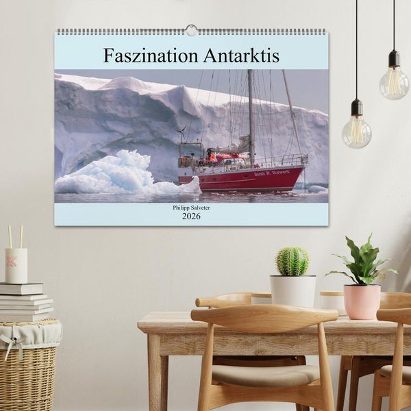 Produktbild: Faszination Antarktis (Wandkalender 2026 DIN A2 quer), CALVENDO Monatskalender
