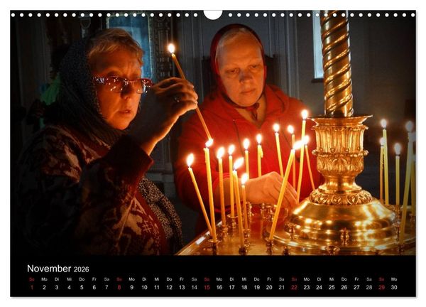Produktbild: GESICHTER RUSSLANDS 2026 (Wandkalender 2026 DIN A3 quer), CALVENDO Monatskalender