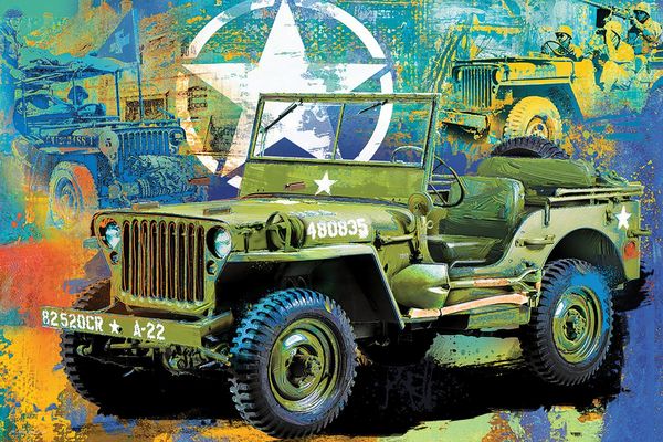 Produktbild: Armee Jeep Puzzledose 550 Teile