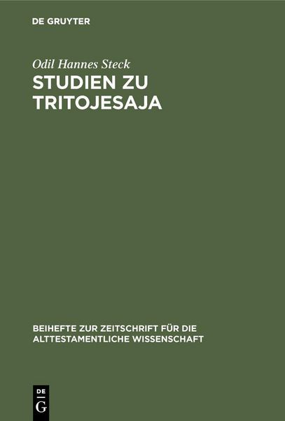 Produktbild: Studien zu Tritojesaja