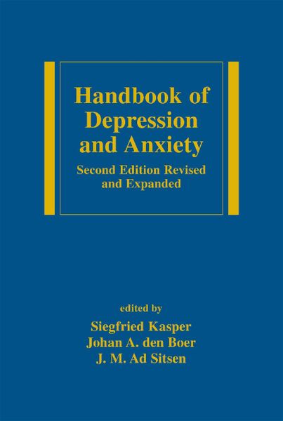 Produktbild: Handbook of Depression and Anxiety