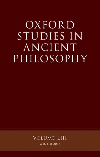 Produktbild: Oxford Studies in Ancient Philosophy, Volume 53