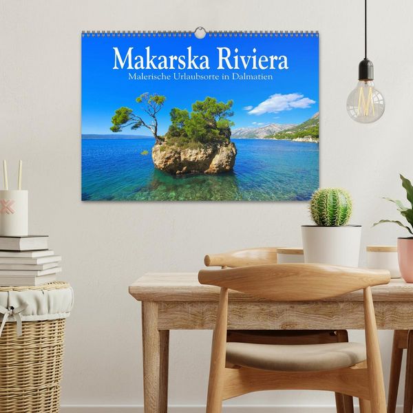 Produktbild: Makarska Riviera - Malerische Urlaubsorte in Dalmatien (Wandkalender 2026 DIN A3 quer), CALVENDO Monatskalender