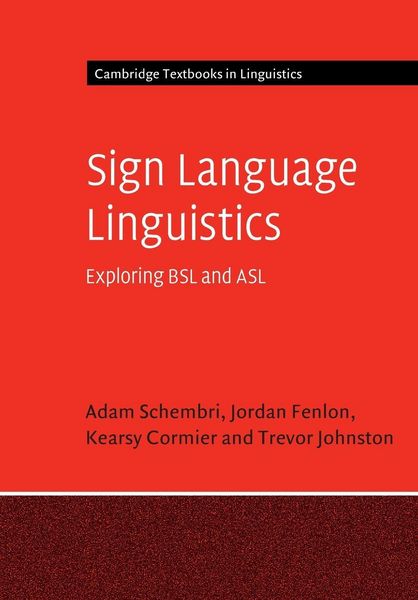 Produktbild: Sign Language Linguistics
