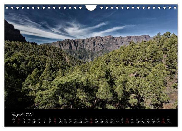 Produktbild: La Palma - Insel der Berge und Wolken (Wandkalender 2026 DIN A4 quer), CALVENDO Monatskalender