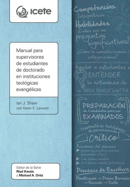 Produktbild: Manual para supervisores de estudiantes de doctorado en instituciones teol&oacute;gicas evang&eacute;licas