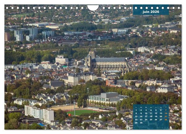 Produktbild: Le Berry secret, le Cher vu du ciel (Calendrier mural 2026 DIN A4 vertical), CALVENDO calendrier mensuel
