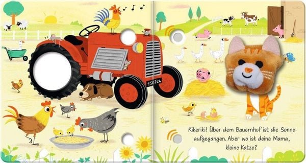 Produktbild: Mein Fingerpuppen-Soundbuch - Kleine Katze auf dem Bauernhof